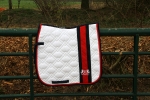 B Vertigo / Avery Dressage Saddle Pad Weiß