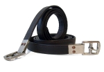 QHP / Steigbügelriemen extra stark Schwarz