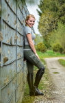RidersChoice / Reitleggings Silver Design mit Silikonvollbesatz