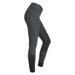 RidersChoice / Jeansreithose High Waist Design mit Silikonvollbesatz