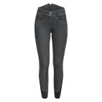 RidersChoice / Jeansreithose High Waist Design mit Silikonvollbesatz