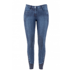 RidersChoice / Jeansreithose mit Silikonkniebesatz