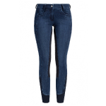 RidersChoice / Jeansreithose mit Silikonvollbesatz