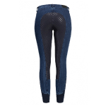 RidersChoice / Jeansreithose mit Silikonvollbesatz