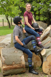 RidersChoice / Jeansreithose mit Silikonvollbesatz