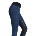 RidersChoice / Jeansreitleggings mit Silikonvollbesatz