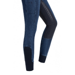 RidersChoice / Jeansreitleggings mit Silikonvollbesatz