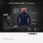 Horse Pilot / Winter Parka Fahrenheit Navy Blue